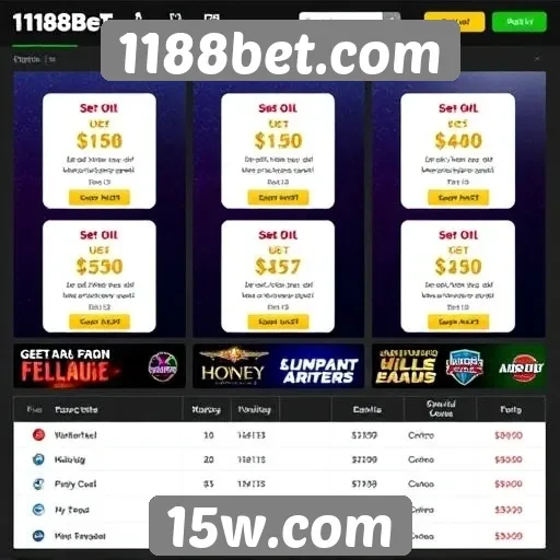 Promoções e bônus oferecidos no 1188bet