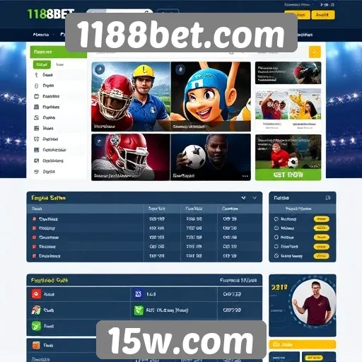 Interface do usuário na 1188bet.com é intuitiva